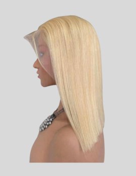 613 Blonde Human Hair Wig| 13X4 HD Lace Blonde Straight Human Hair| Preplucked hairline, 180% Density| - JadeLux