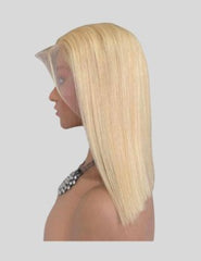 613 Blonde Human Hair Wig| 13X4 HD Lace Blonde Straight Human Hair| Preplucked hairline, 180% Density| - JadeLux