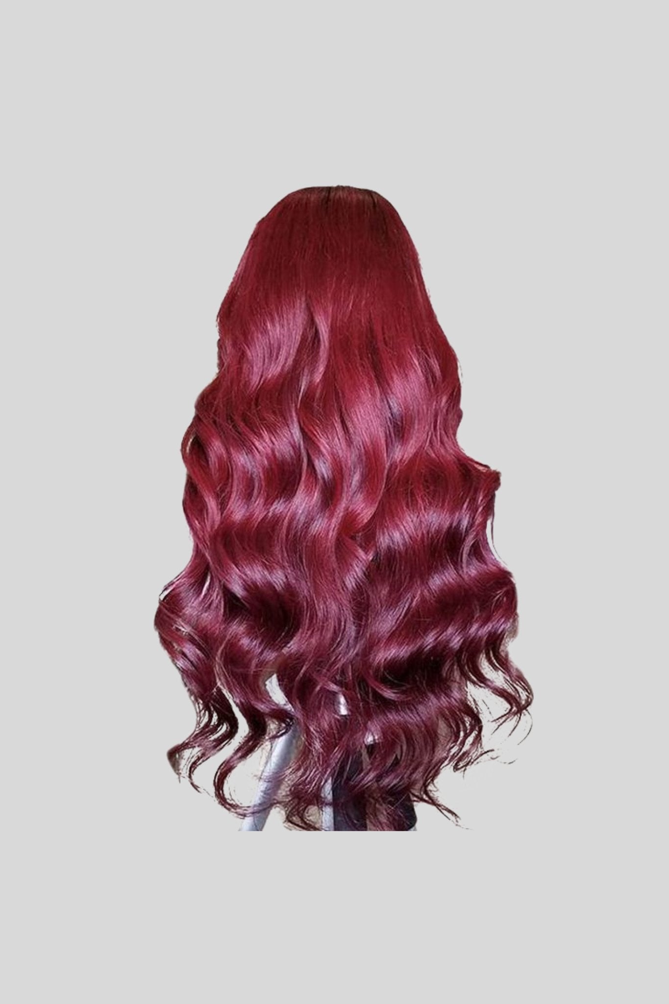 Burgundy Ombré HD Lace Wig Human Hair| Preplucked 13x4 HD Lace Frontal Wig| 180% Density - JadeLux