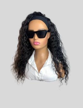 Deep Wave Human Hair Headband Wig| Luxury Hair, Natural look and Easy to wear| 180% Density - JadeLux